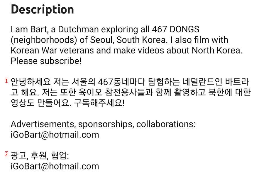 この程度ならソウル市から表彰しても納得できる外国人YouTuber