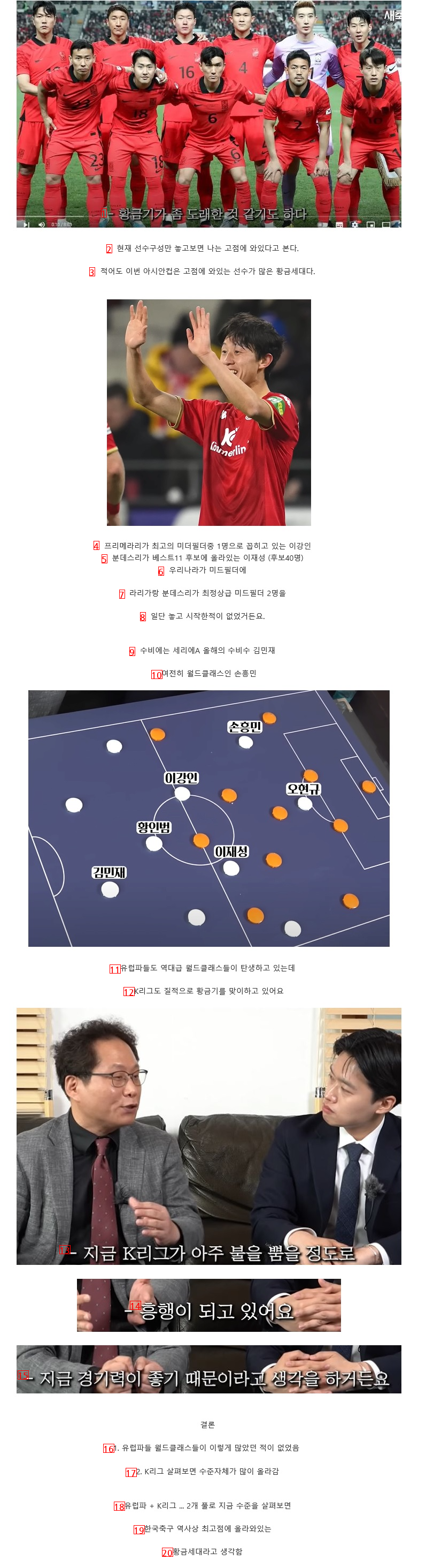 ハン·ジュンヒ-韓国サッカーに黄金世代が到来したようだ