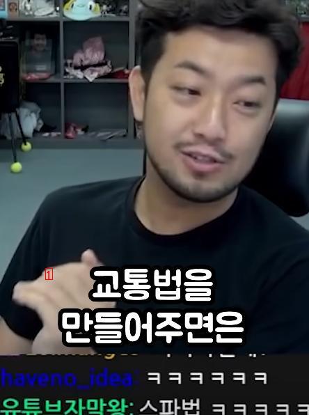 도로 위 민폐들 한정으로 스트리트 파이터법이 필요하다 얘기하는 침착맨