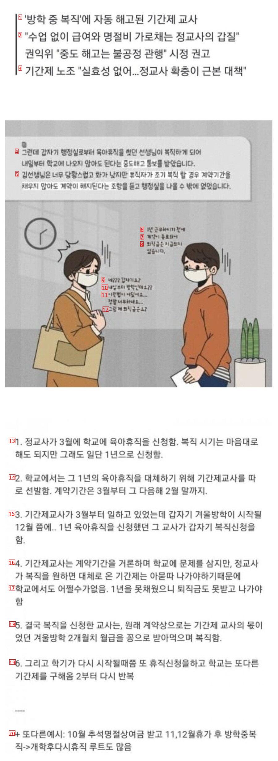 여교사들이 저지르는 행위들