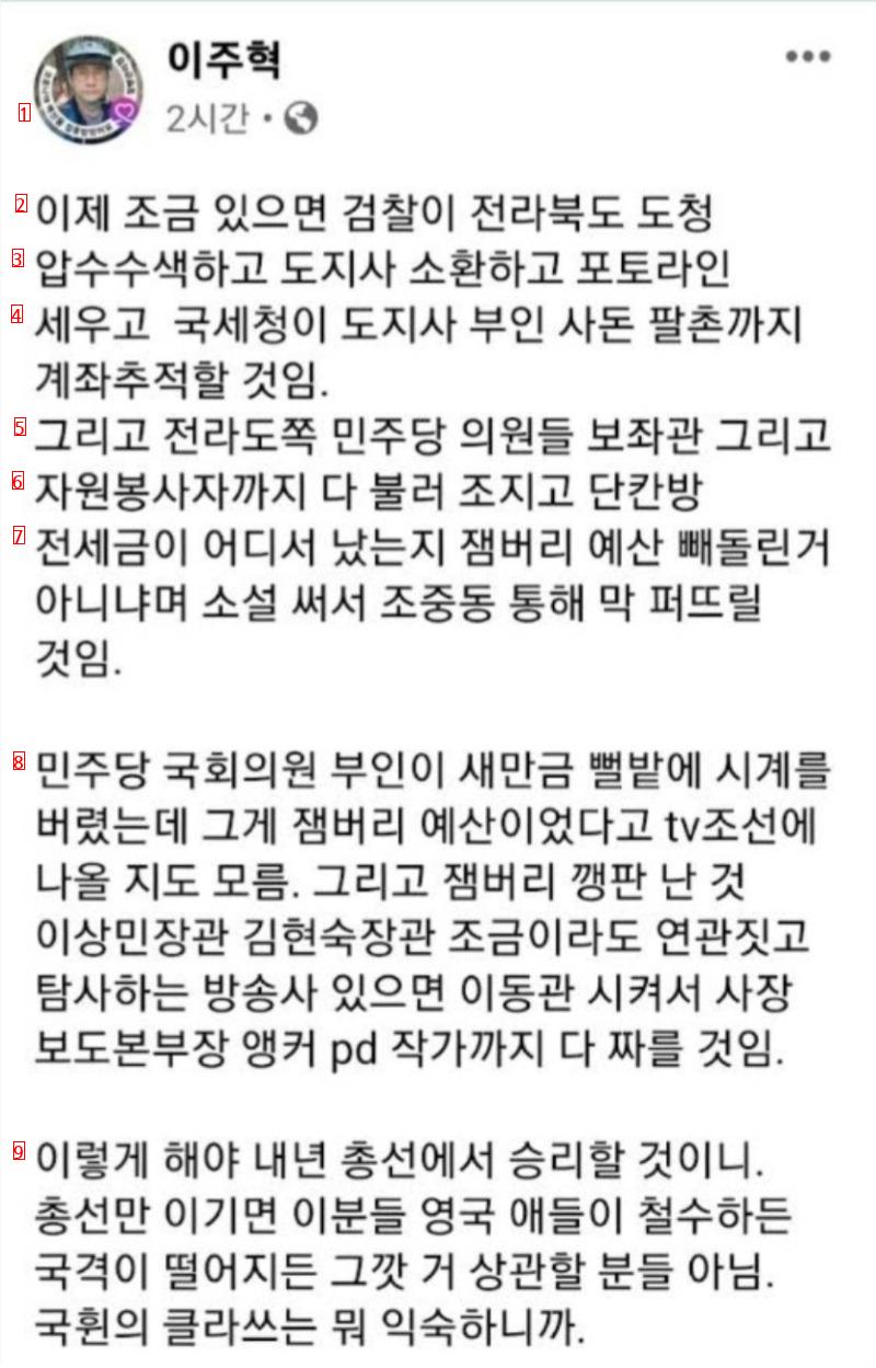 앞으로 벌어질 상황(이주혁)