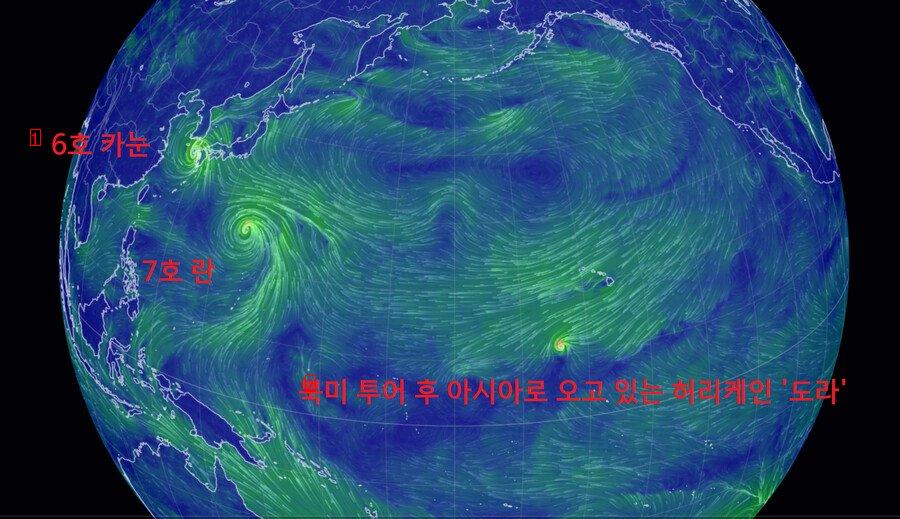 ●大韓民国台風3連打の可能性