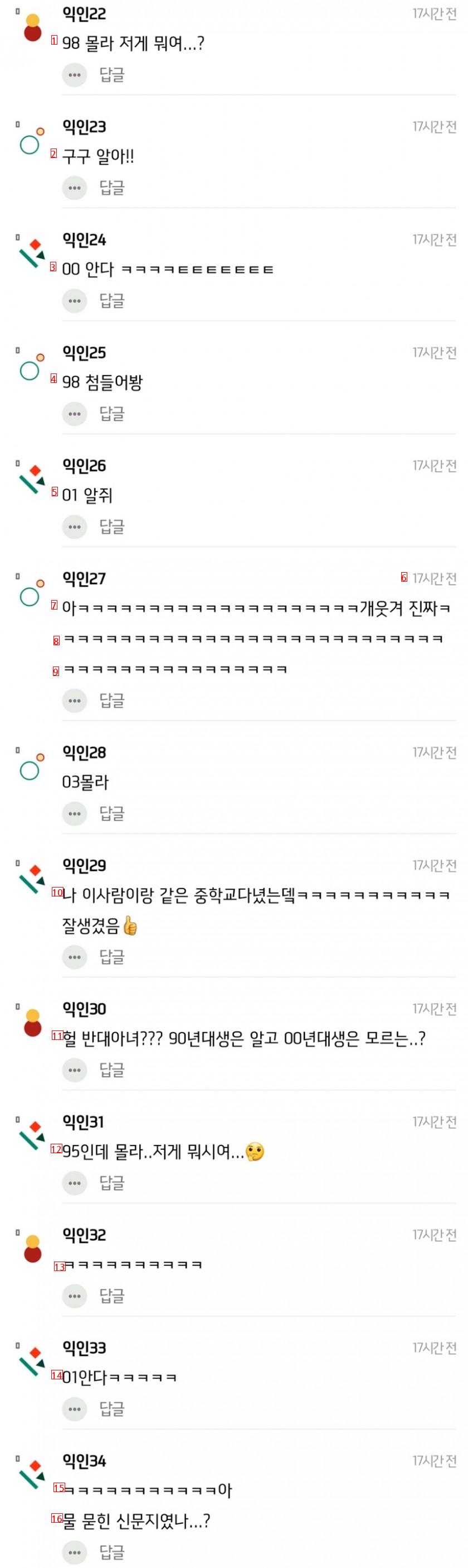 90년 대생들은 모르고 00년대생들만 아는 명대사