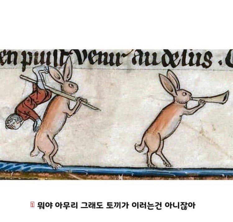 중세 서양화에서 토끼가 살벌하게 그려진 이유