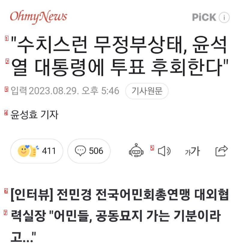 윤석열 대통령에 투표 후회한다...