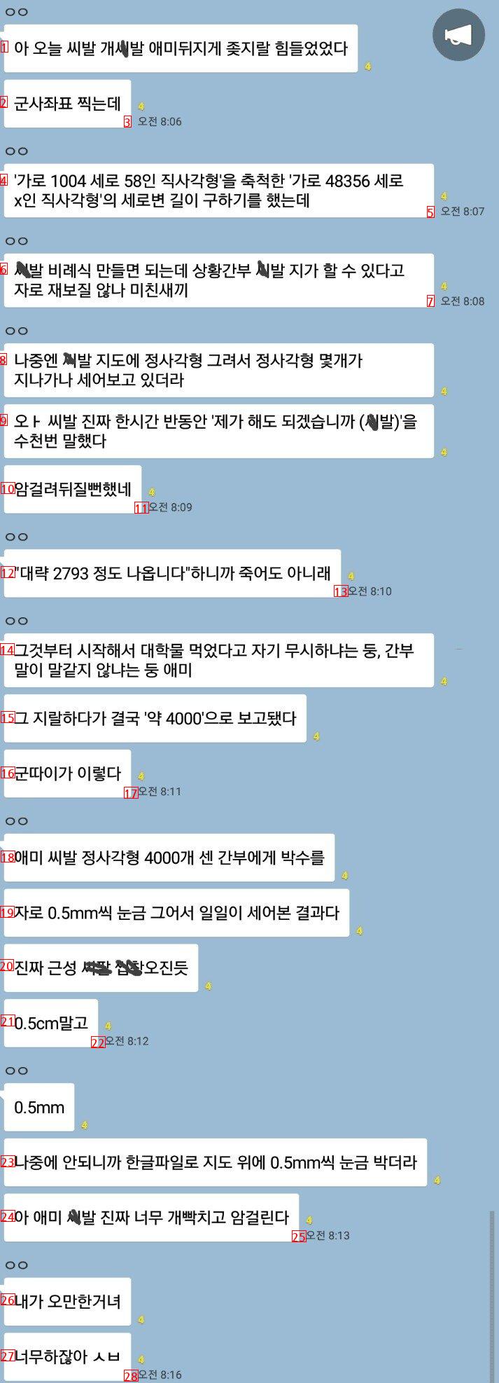 흔한 간부 무시하는 병사