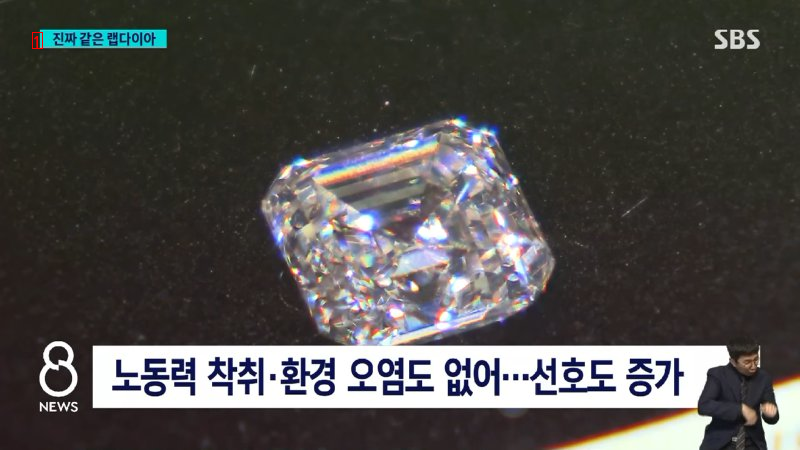 다이아몬드 시장을 위협하는 다이아몬드