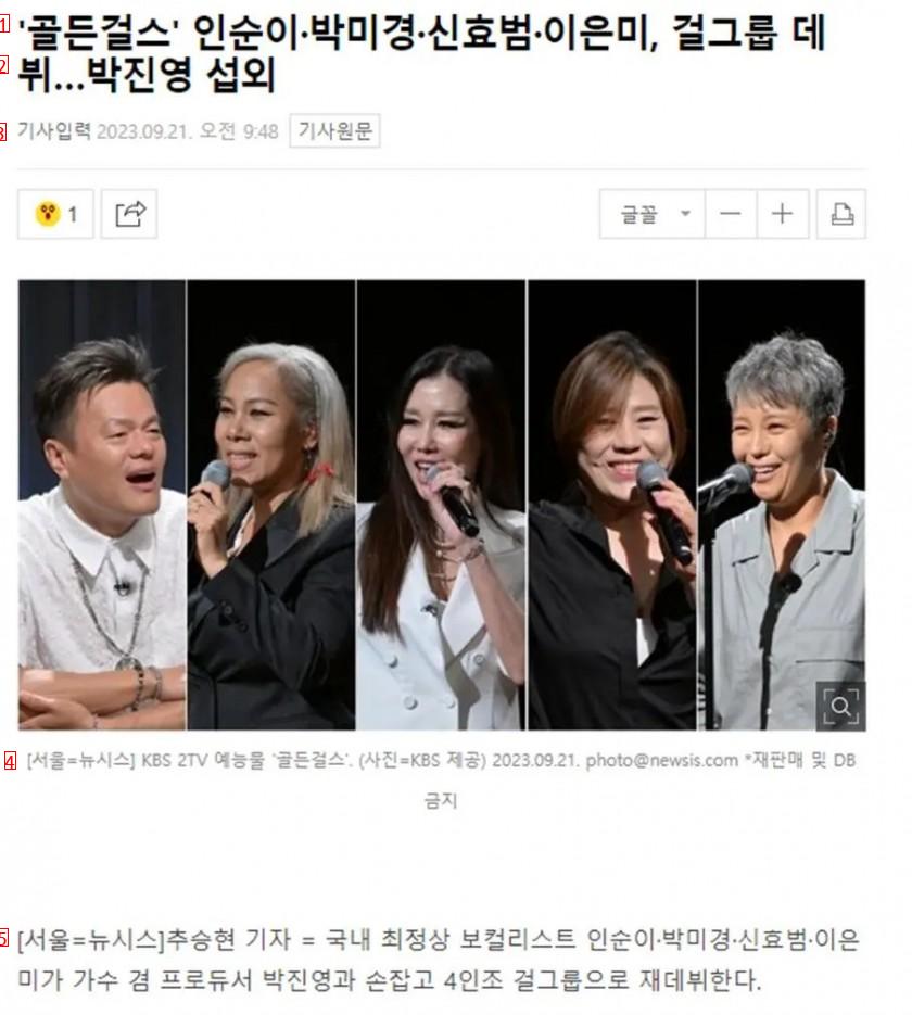 JYP 새 걸그룹 구성.news