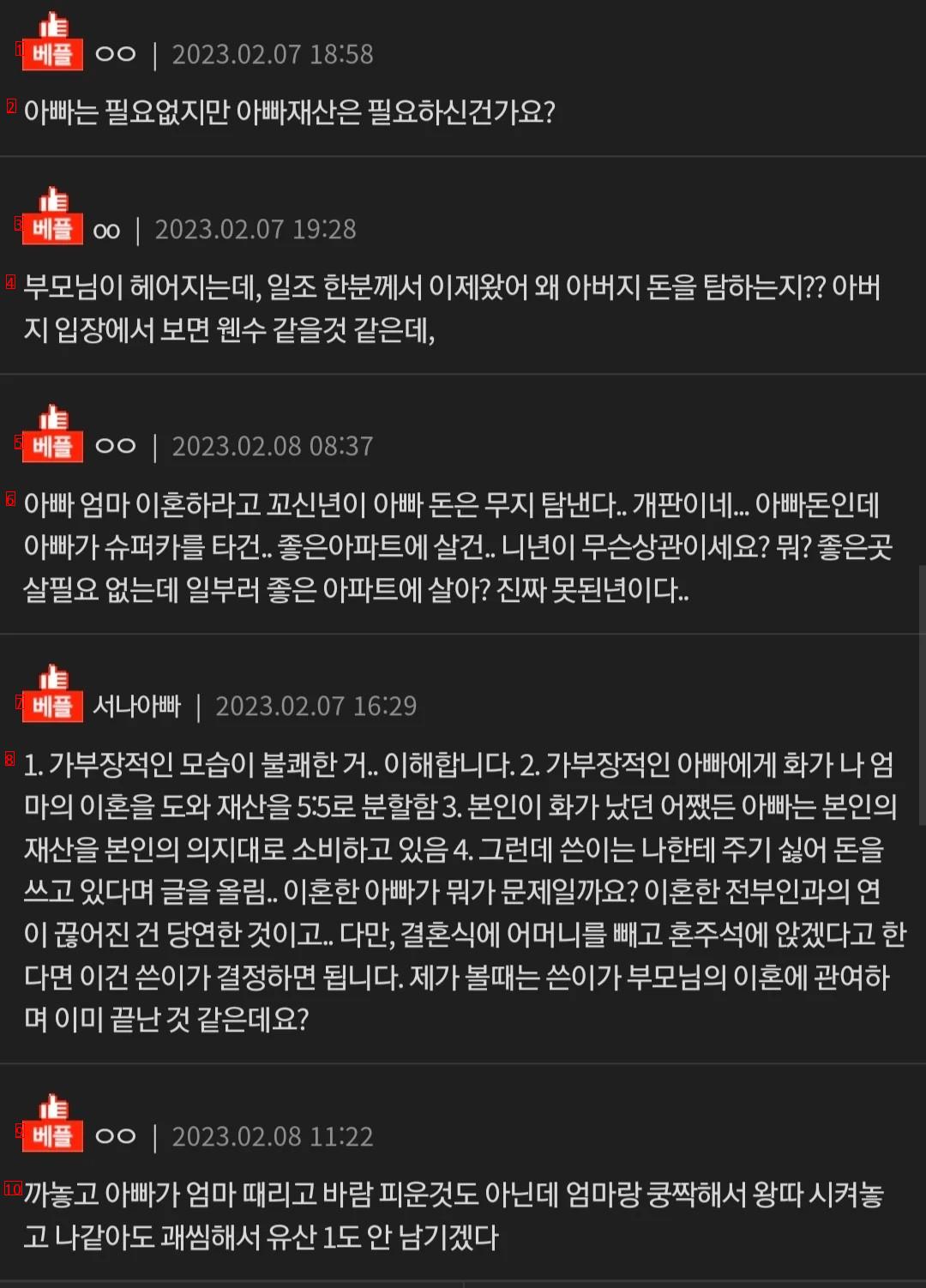 유산 안남기려고 일부러 낭비하는 아빠