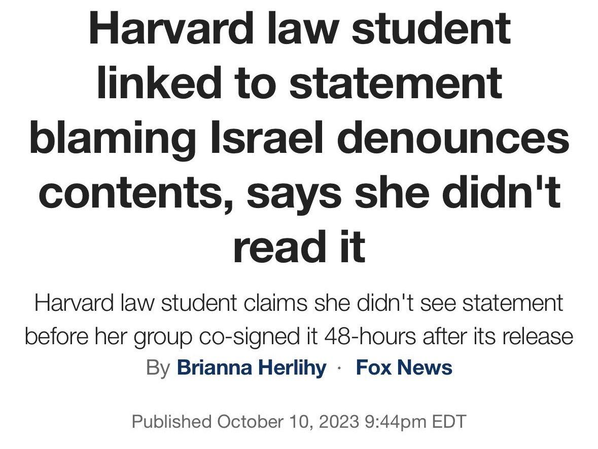 「パレスチナ人は責任ない」と宣言したハーバード大学の学生団体jpg