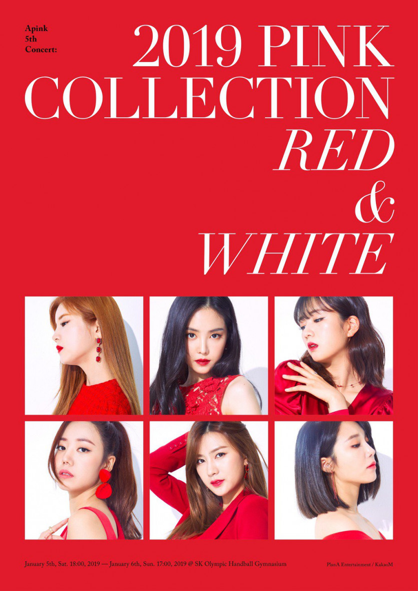 에이핑크 5th 콘서트 2019 PINK COLLECTION : RED & WHITE 메인 포스터