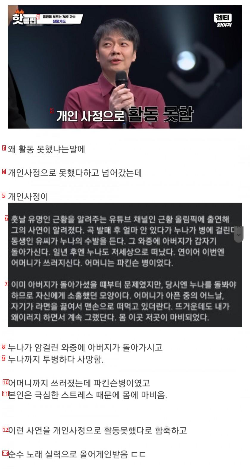 싱어게인3 질풍가도 아재가 개상남자인 이유