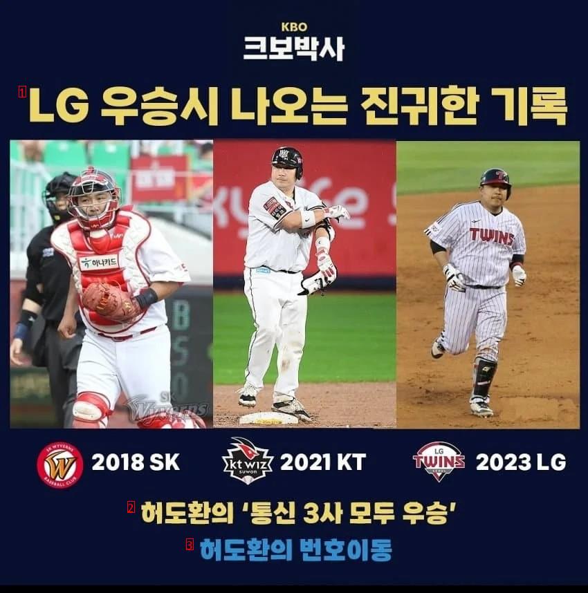 통신 3사 전부우승 달성자