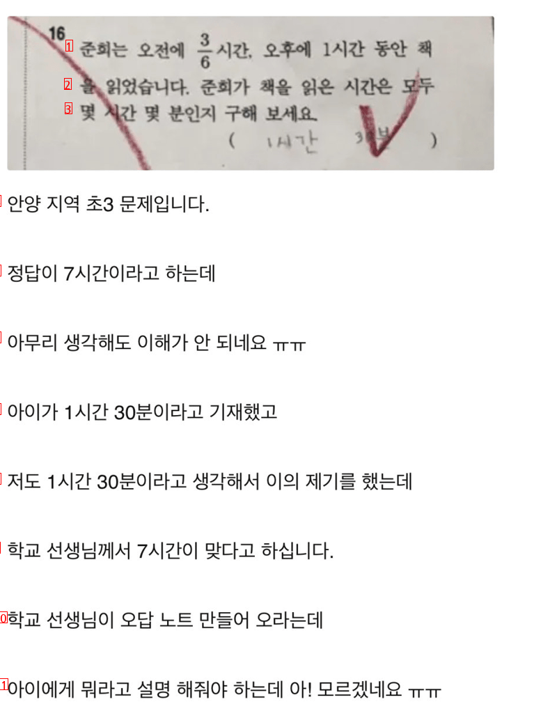 초등학교 수학문제 논란