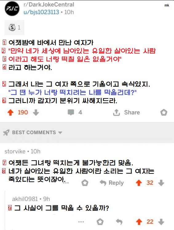 지구에 남은 최후의 2인 논제.jpg