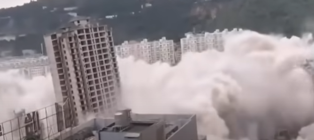 중국 아파트 부실공사 폭파 뉴스에 달린 댓글