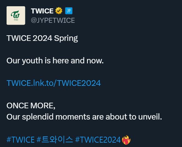 TWICE 2024 Spring