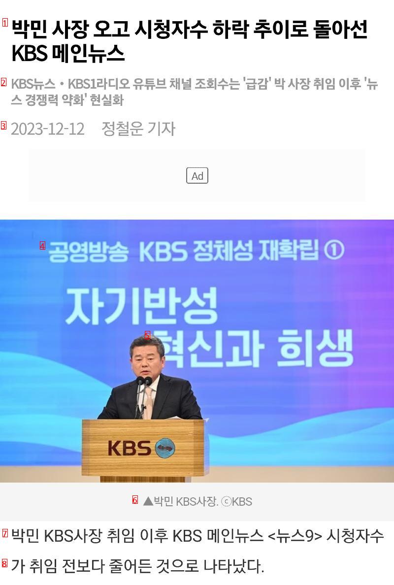 視聴率暴落したkbs9時のニュース