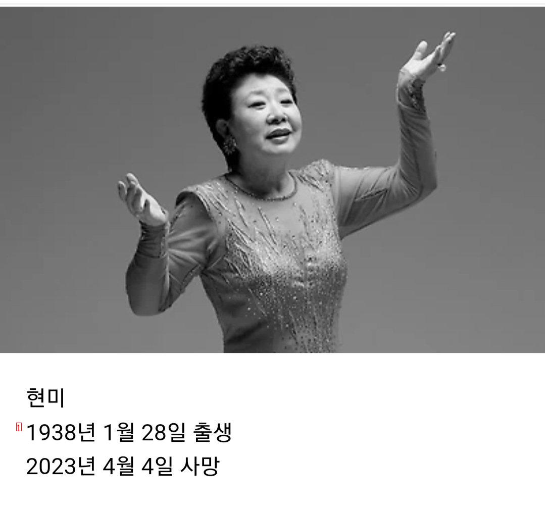 今年死亡した大韓民国の芸能人たち