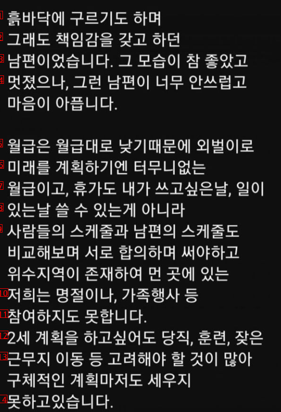 직업군인 아내의 분노