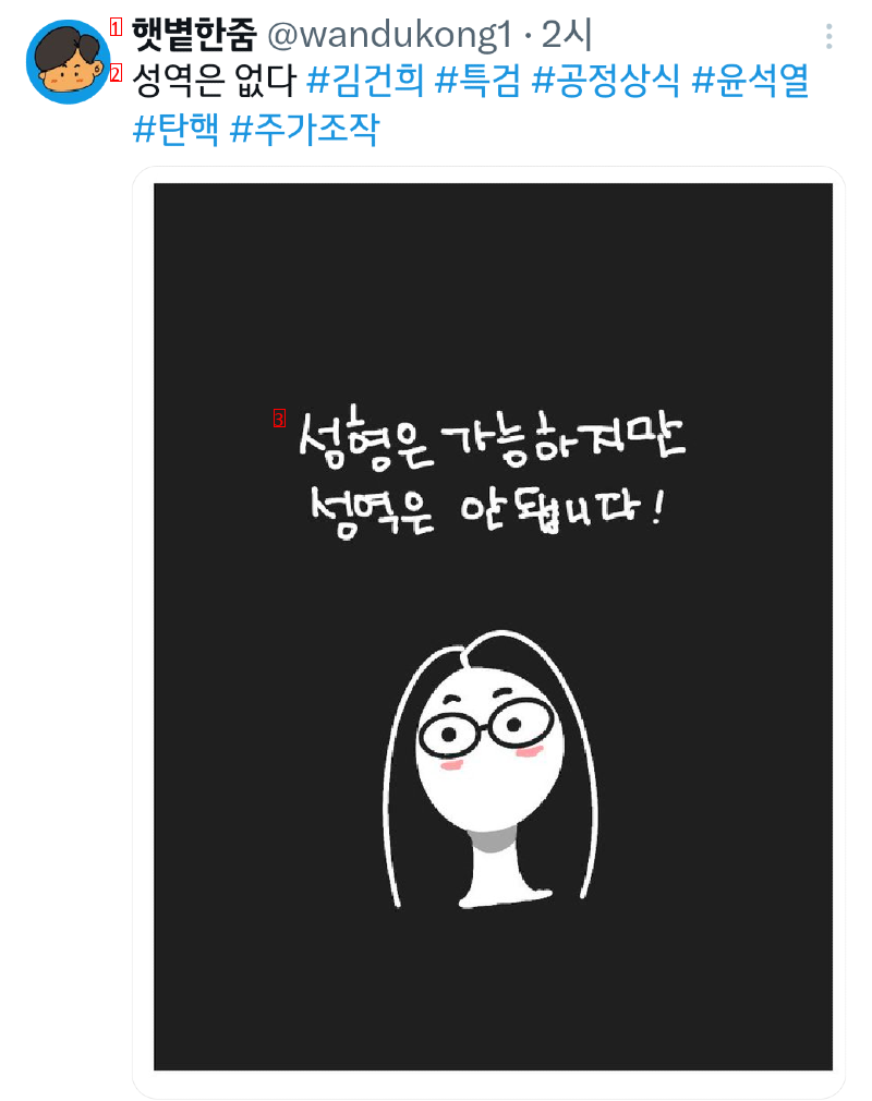 햇볕한줌, 문소개웬 만평