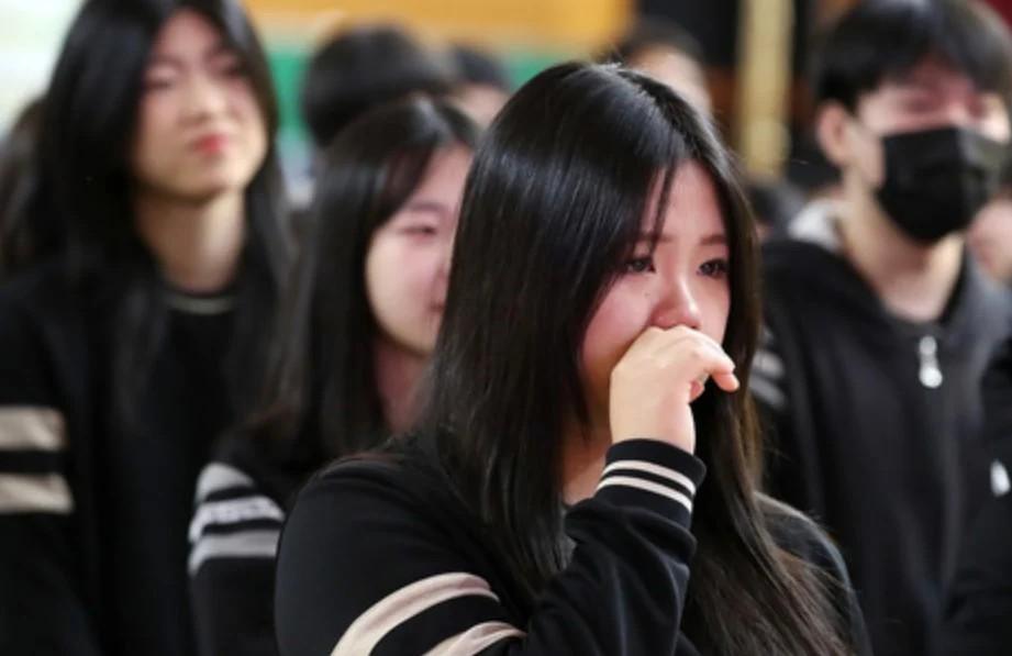 生徒数減少で最後の卒業生61人を最後に廃校になった大邱新堂中学校
