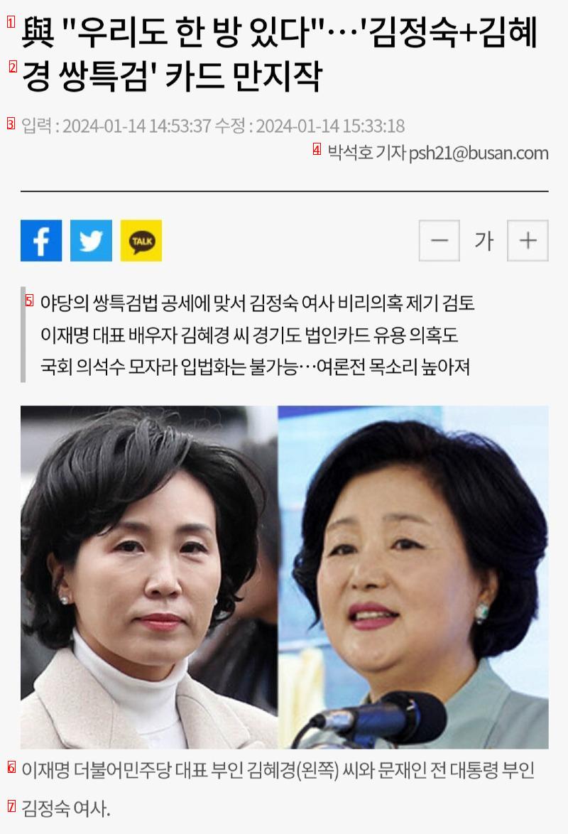 김정숙+김헤경 쌍특검 만지작 발악하는 국짐당