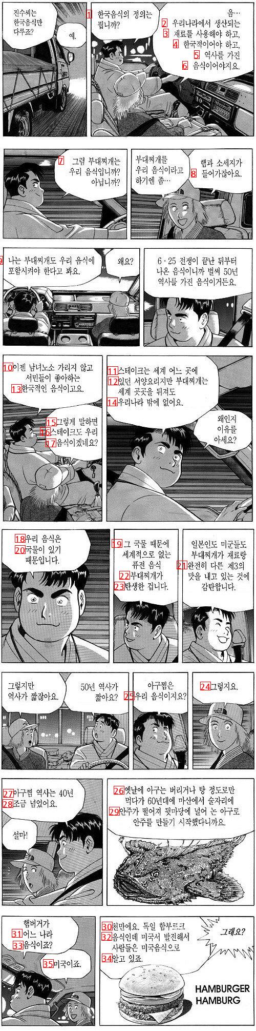 만화 식객에서 인상 깊게 본 한국음식 논쟁.jpg