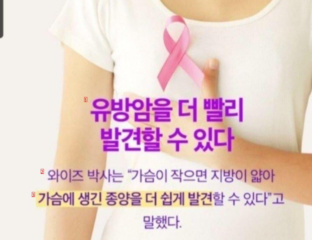 작은 가슴이 생존에 유리한 이유