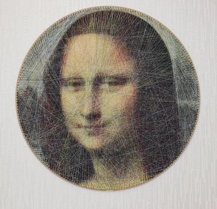 コンピューターアルゴリズムで作った織物芸術