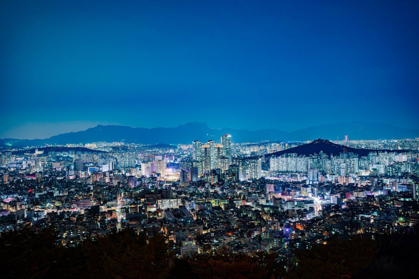 서울 동쪽 야경