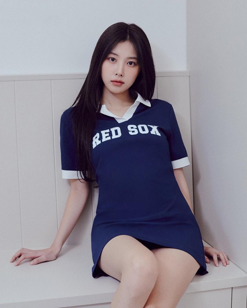 [아이즈원] 바이커쇼츠 엉벅지 라인 강혜원 - MLB Korea