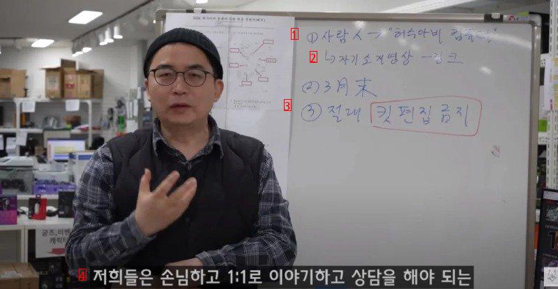 중소기업의 입사 시험 문제