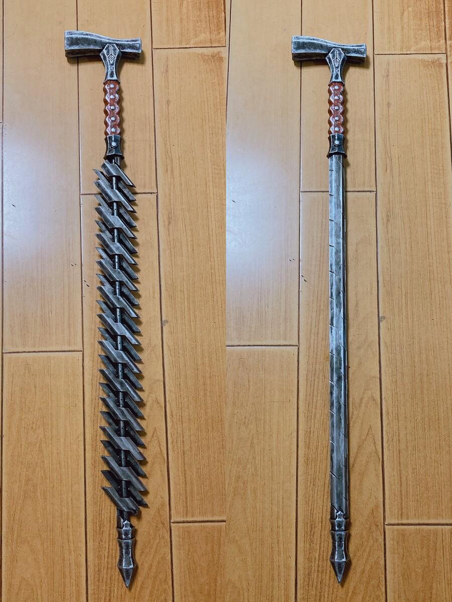 あるゲームファンが作った刃の杖