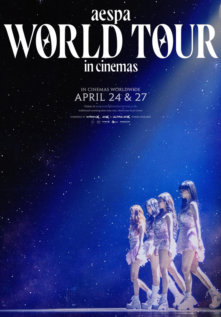 에스파 <aespa: WORLD TOUR in cinemas> special poster (1)
