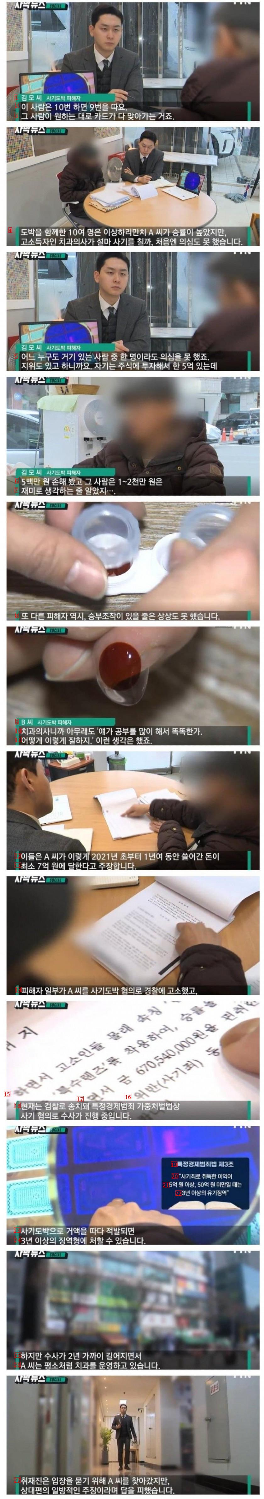 도박판 휩쓴 치과의사