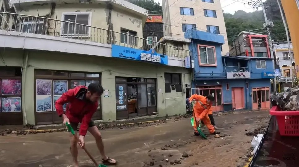 鬱陵島に行って新聞に出た自転車旅行YouTube