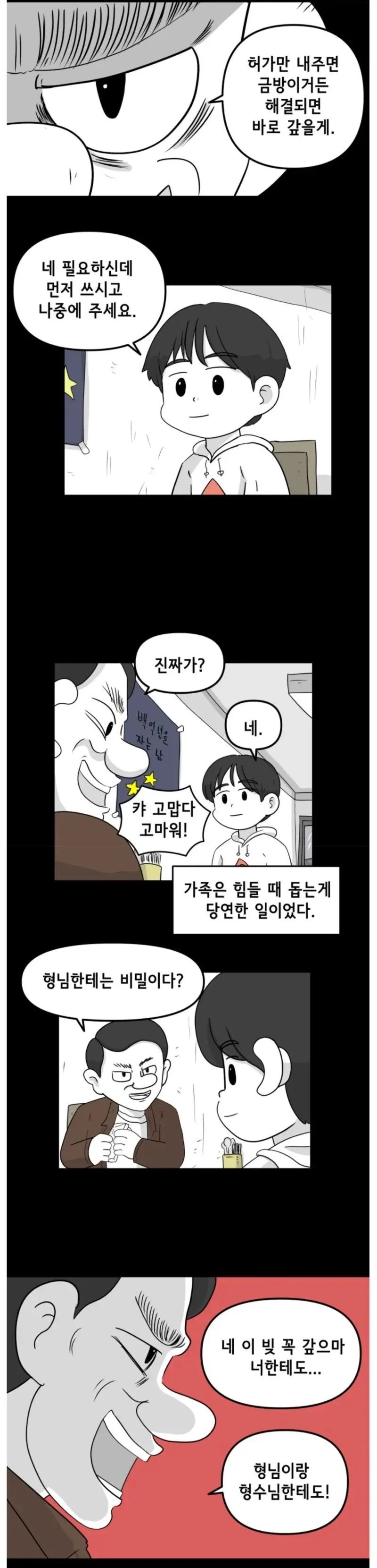 甥生活費を持ってきた極悪無道なおじさん。manhwa