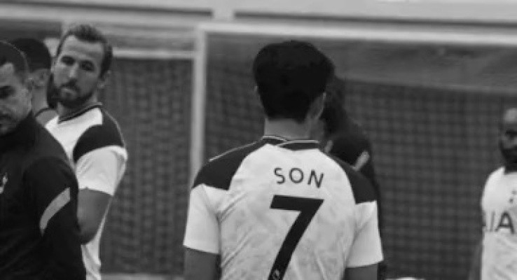 손흥민과 베일의 친목현장.ntr