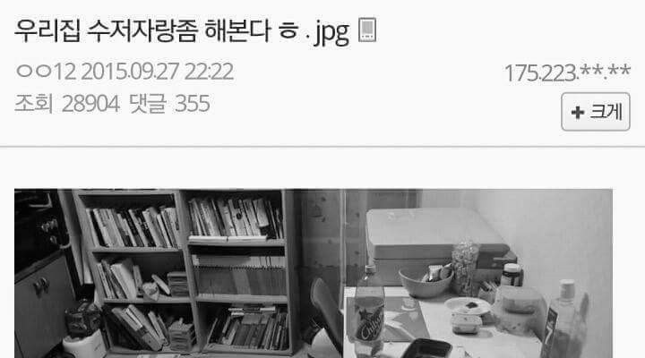 디씨 최고의 수저 자랑