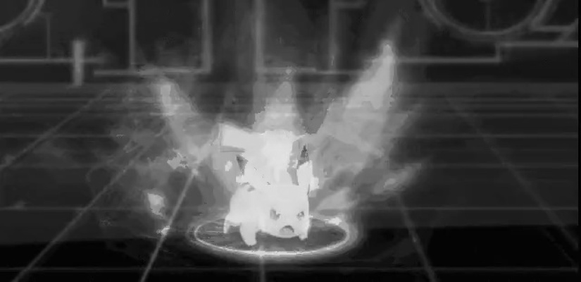 중국 불법 리메이크판 포켓몬 전투씬