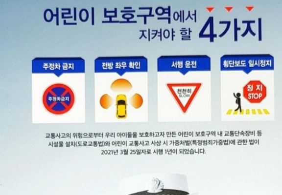 중국 공안이 모델인 도로교통공단 포스터