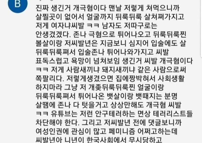 배리나에게 달린 악플 레전드