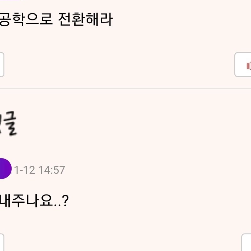 여대가 저럴 줄 알고 형이 남대도 만들어놨지