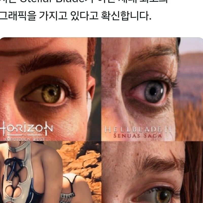 스텔라 블레이드는 이번 세대 최고의 그래픽입니다