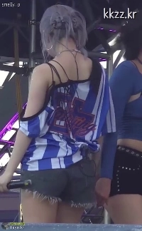 마닐라 워터밤 핫팬츠 비비지 은하 움짤