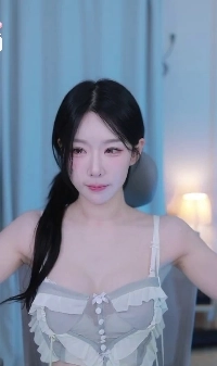 (SOUND)기래민 회색 브라렛 가슴골 꿀복근