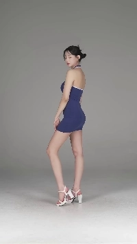 (SOUND)유나몽 댄스챌린지  홀터넥 원피스 각선미