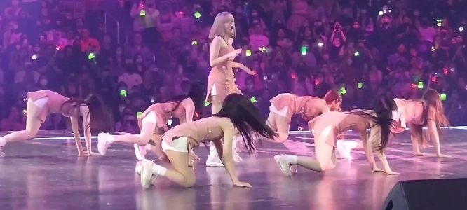 (SOUND)엔믹스 오해원 드라군 자세 쩍벌 흰속바지