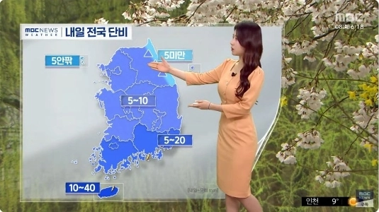 오늘 아침 지상파 3사 기상캐스터.jpg